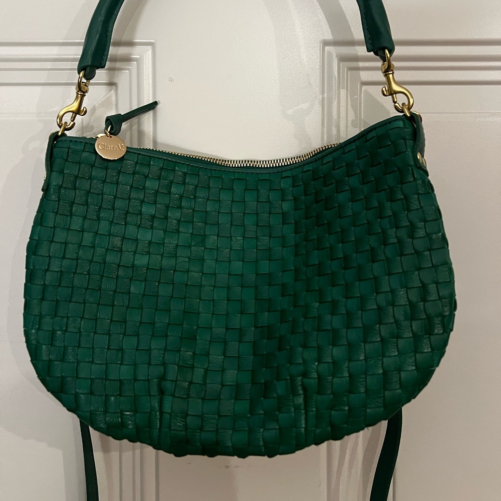 Claire V Petite Moyen bag NWOT Beautiful green color
